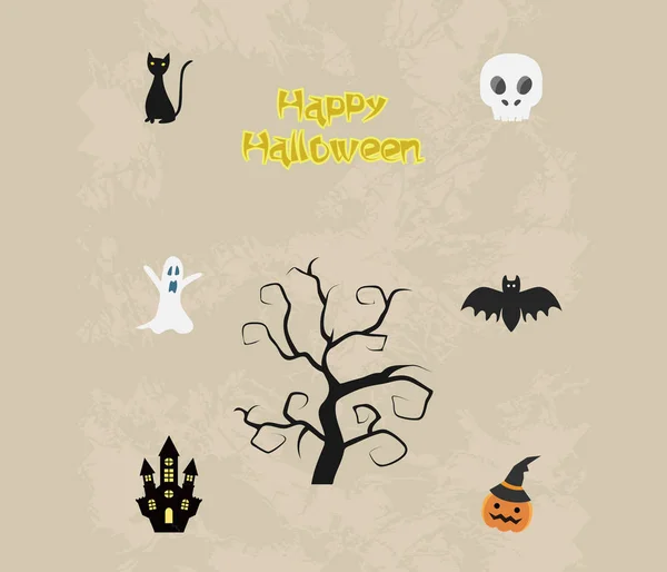 Ilustração Imagem Halloween — Vetor de Stock