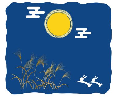 Dolunay gece gökyüzü ve gıda sinensis