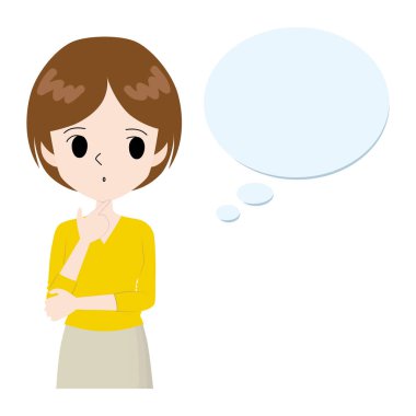 bir düşünce gibi arayan kadın.