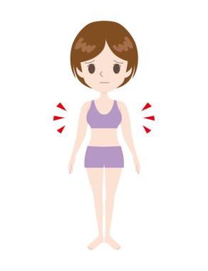 karmaşık bir karmaşık olan kalın koludur kadın.