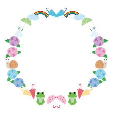 çerçeve resimde yağmur mevsimi görüntünün.