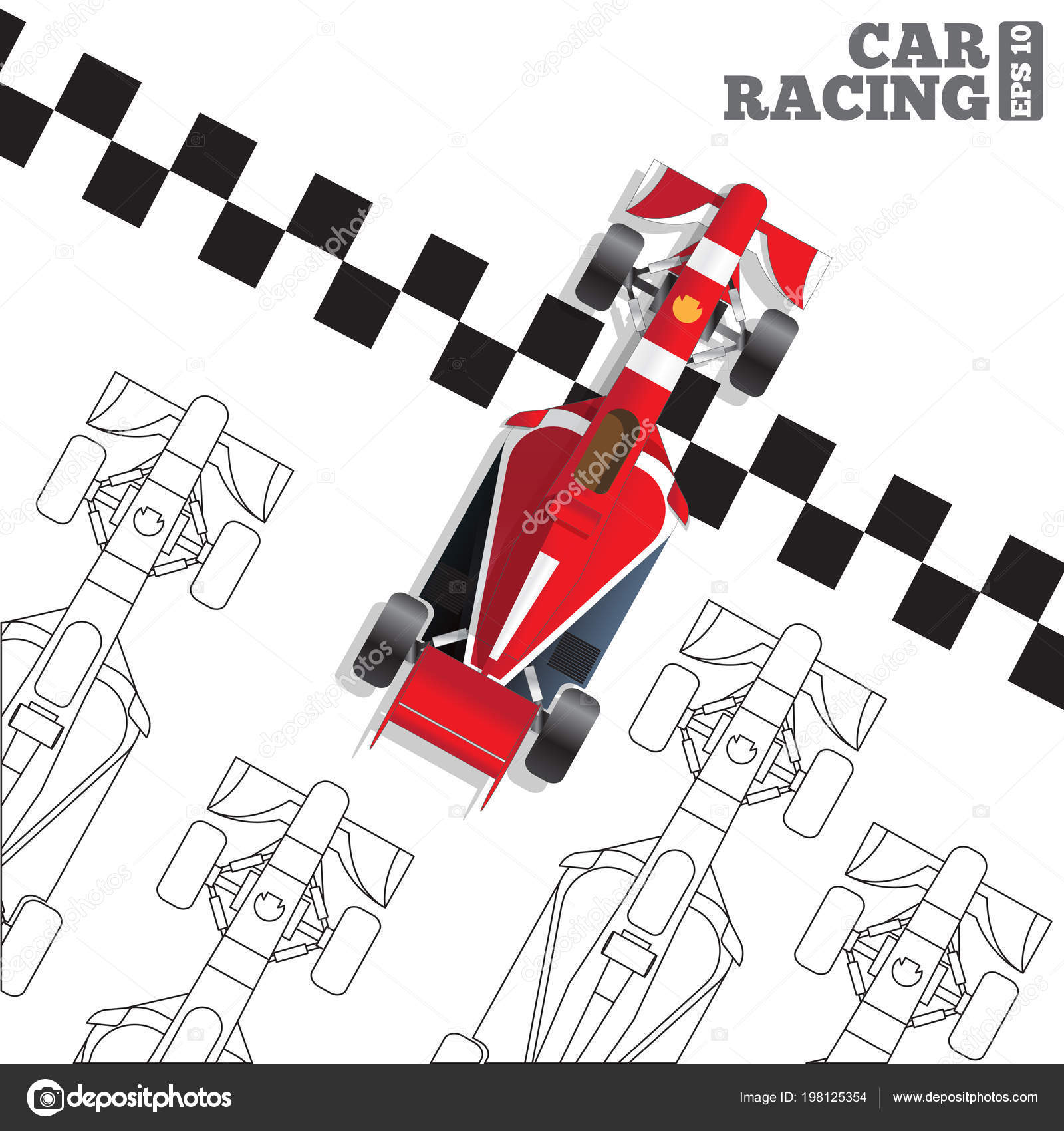 F1ストックベクター ロイヤリティフリーf1イラスト Depositphotos