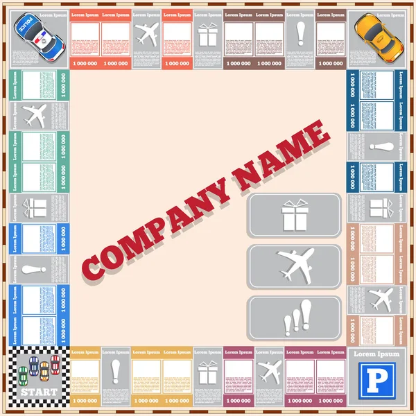 monopoly board template vector monopoly board template vector