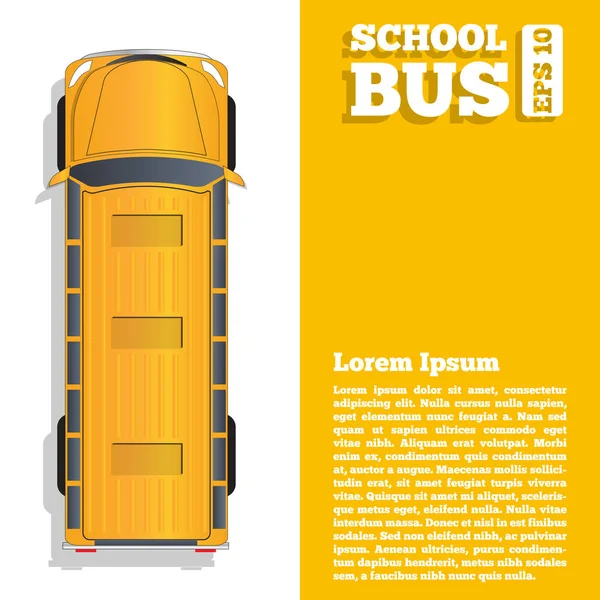 Bus scolaire . — Image vectorielle