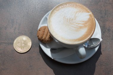 Bitcoin ile kahve parası ödüyorum.