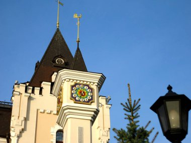Güzel güzel peri sihirli çocuk kukla tiyatro kale Kiev Ukrayna