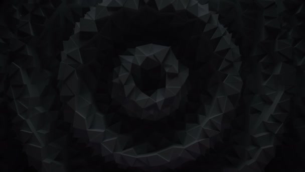 Абстрактный геометрический фон цикла — стоковое видео