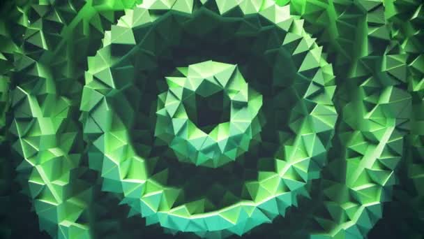 Fondo de bucle geométrico abstracto — Vídeos de Stock