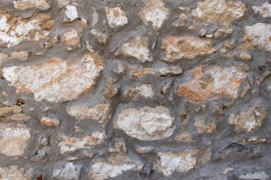 kaba taş dokulu büyük kayalar ve duvar. arka plan olarak kullanılabilir.