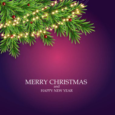 Soyut Yeni Yıl Tatili ve Mutlu Noeller. Vektör Illustration EPS10