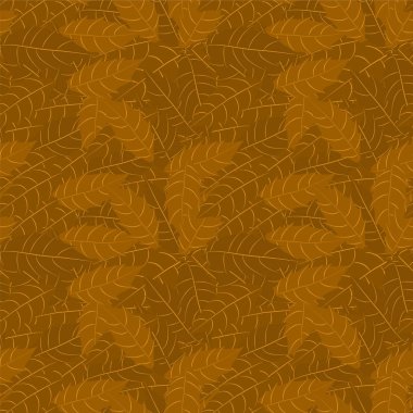 Holly ile yaprak dalı. Seamless modeli. Vektör çizim