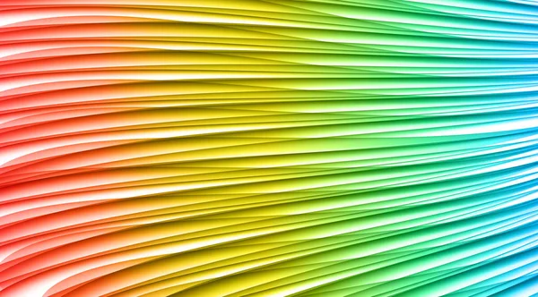 Abstrakte farbige Welle auf Hintergrund. Vektorillustration — Stockvektor