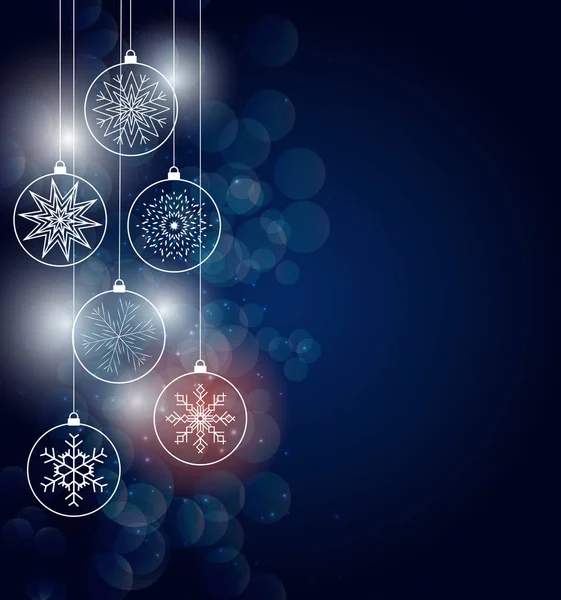 Resumen Vacaciones Año Nuevo Feliz Fondo Navidad Ilustración Vectorial Eps10 — Vector de stock