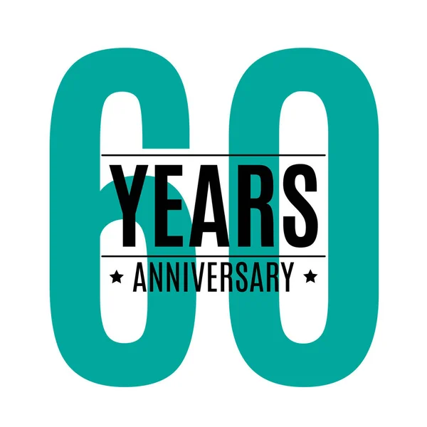 Logotipo Modelo Ilustração Vetor Aniversário Anos Eps10 —  Vetores de Stock