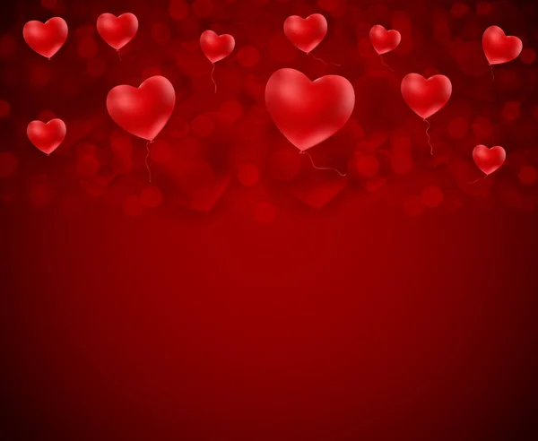 Valentine Day Heart Love Feelings Background Design Inglés Ilustración Vectorial — Vector de stock
