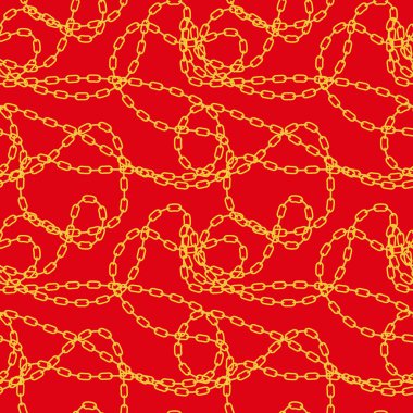 Zincir takı Dikişsiz desen arka plan. Vektör çizim. Eps10