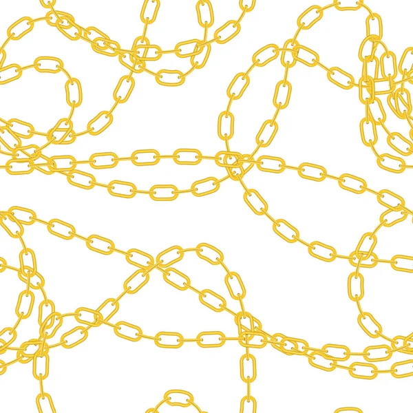 Řetězci Šperky Vzor Bezešvé Pozadí Vektorové Ilustrace Eps10 — Stockový vektor