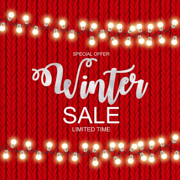 Kış indirimi arka plan özel fırsat afiş arka plan iş ve reklam için. Vektör çizim. Eps10 