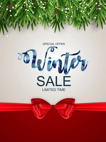 Kış indirimi arka plan özel fırsat afiş arka plan iş ve reklam için. Vektör çizim. Eps10 
