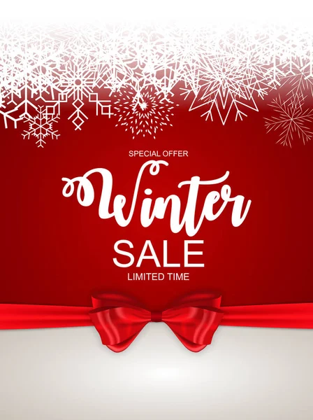 Kış indirimi arka plan özel fırsat afiş arka plan iş ve reklam için. Vektör çizim. Eps10 
