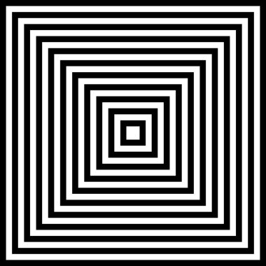 Hipnotik Büyüleyici Soyut Resim. Vektör İllüstrasyonu. EPS10