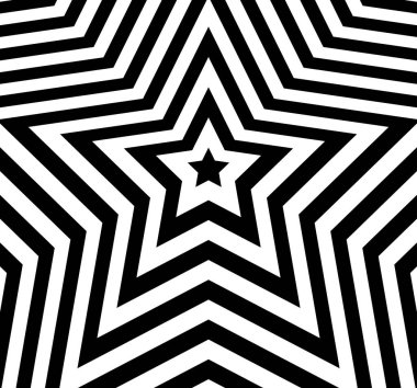 Hipnotik Büyüleyici Soyut Resim. Vektör İllüstrasyonu. EPS10