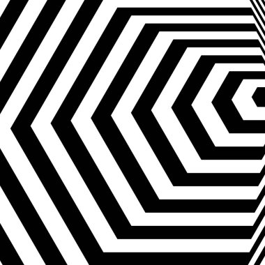 Hipnotik Büyüleyici Soyut Resim. Vektör İllüstrasyonu. EPS10