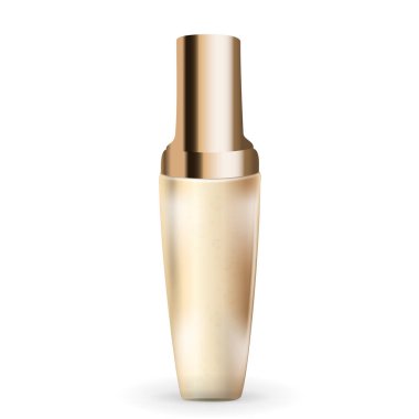 Tasarım kozmetik ürün şablonu reklamlar veya dergi arka plan için. 3D gerçekçi vektör Iillustration