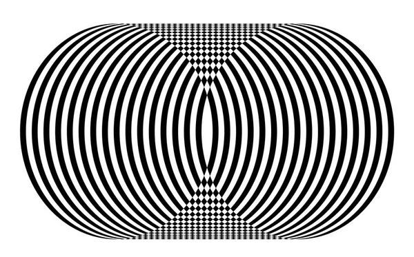 Immagine astratta affascinante ipnotica.Illustrazione vettoriale . — Vettoriale Stock