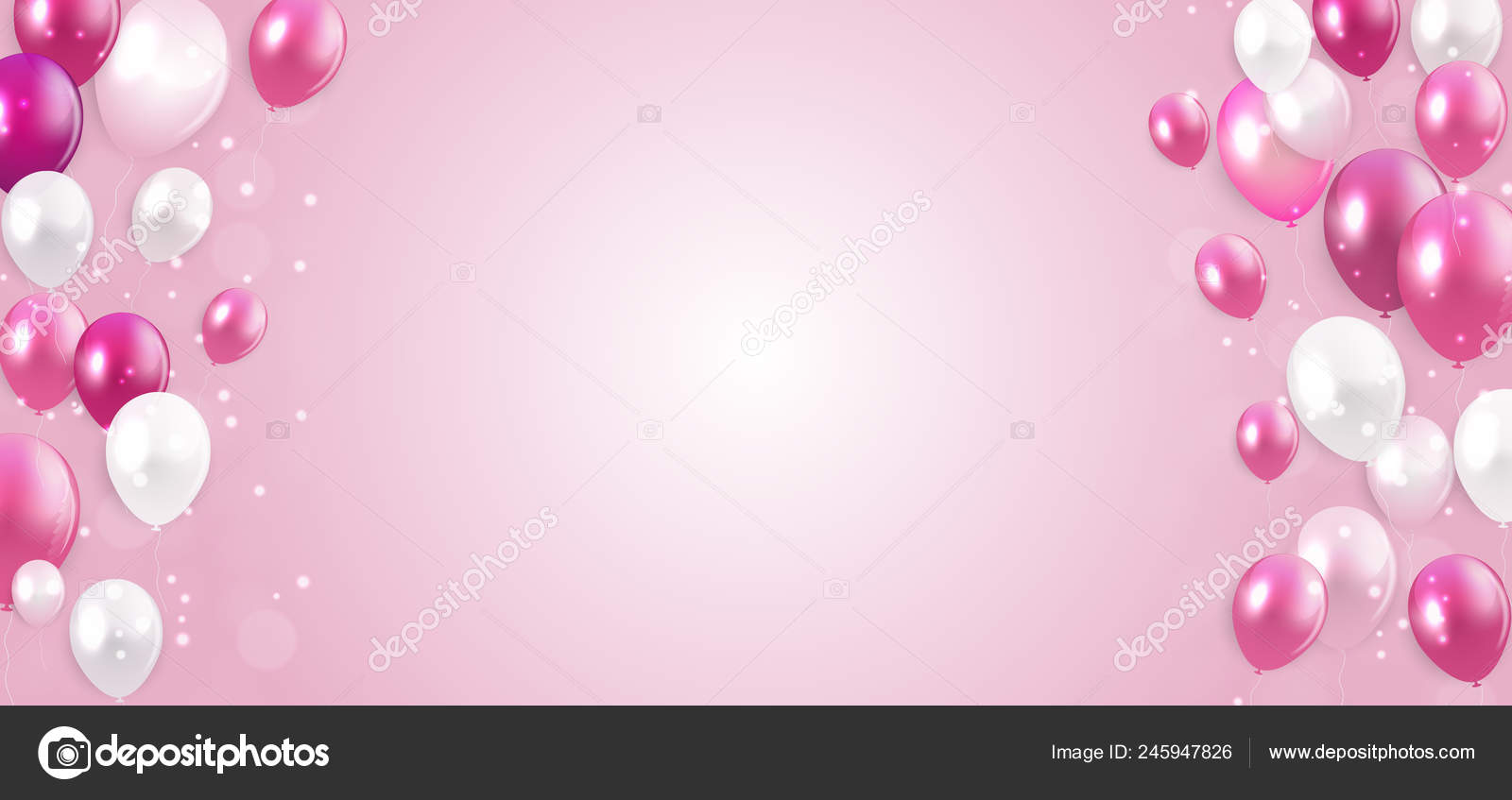 How to design a Birthday background pink vector In Adobe Illustrator