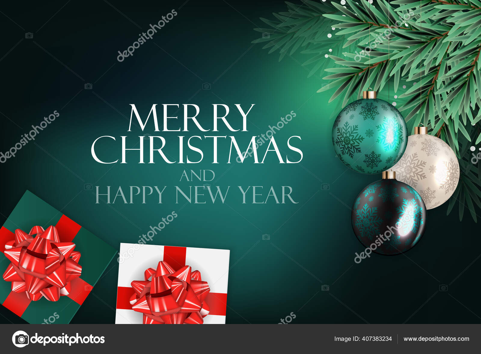 Urlaub Neujahr Und Frohe Weihnachten Hintergrund Mit Realistischen Weihnachtsbaum Vektorabbildung Vektorgrafik Lizenzfreie Grafiken C Oleggankod Depositphotos