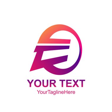 İlk Harf E logo şablonu Derma daire tasarımı iş ve şirket kimliği için