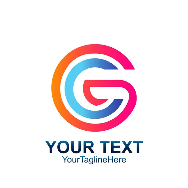 İlk harf Cg ya da Gc logo şablonu Derma tasarım iş ve şirket kimliği için