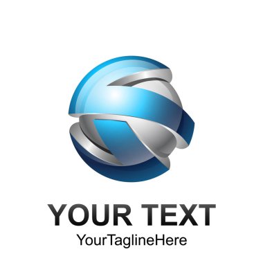 Yaratıcı soyut dijital küre teknoloji vektör logo tasarım şablonu öğesi. Web ağ Internet iş logo kavramı daire simgesi.