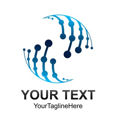 Vektör küre simge teknoloji yörünge web yüzük abstract, yuvarlak halka daire satır ve sonsuz döngü sembolü, illüstrasyon logo tasarım şablon öğesi.