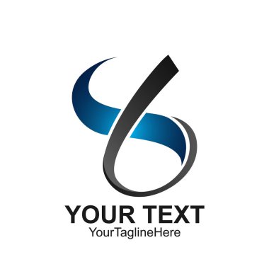 S harfi logo tasarım şablonu renkli gri mavi kurdele swoosh tasarım iş ve şirket kimliği için. Soyut ilk S alfabe logo öğesi.