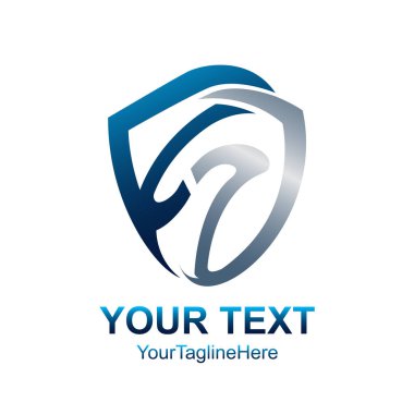 S harfi logo tasarım şablonu gümüş mavi kalkan tasarım iş ve şirket kimliği için renkli. Soyut ilk S alfabe logo öğesi.