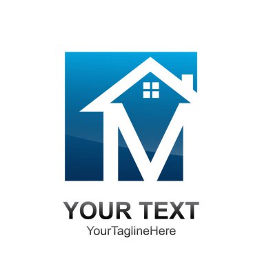 Emlak logo tasarımları iş görsel kimlik için. Ev logo şablonu temiz, modern ve zarif stili tasarım 