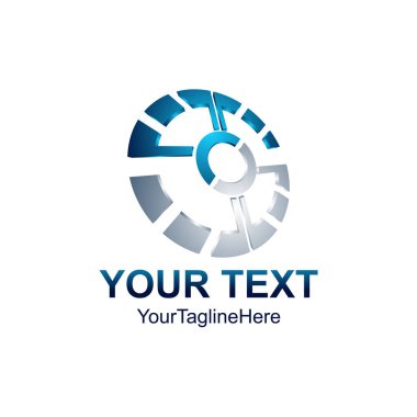 3D vektör simge böyle logo işiniz için soyut. Vektör çizim