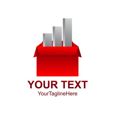 Modern Logo bir stilize 3d küp, küp izometrik, 3d soyut geometrik teknoloji sembolü, birim Logo renkli. 3D vektör tasarımı. Kurumsal kimlik