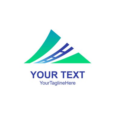 Soyut logo kavramı iş Şirket için. Vektör çizim