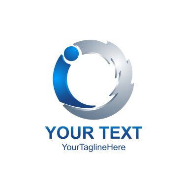 Teknoloji yörünge web yüzük logo tasarımı. Vektör daire halka logo tasarımı. Soyut daire logo şablonu. Yuvarlak halka daire ve sonsuz döngü sembolü, teknoloji simgesi, daire hat logosu. Şirket logosu. Vektör çizim Eps.8 Eps.10