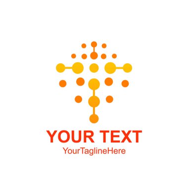 Soyut vektör daire logo. Turuncu alışılmadık izole kimya logosunu görmeniz gerekir. Virüs simgesi. Turuncu güneş güneşli. Çiçek.