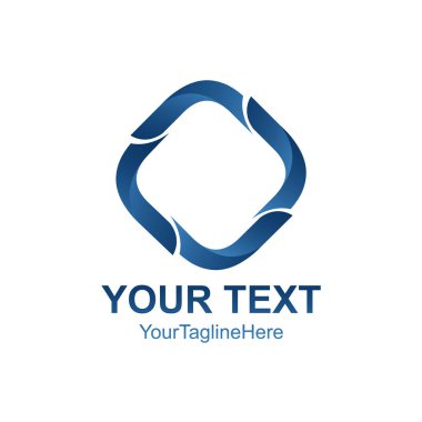 3D vektör simge böyle bir logo şablonu öğe soyut. Vektör çizim