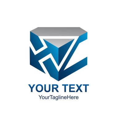 Yaratıcı soyut küp ok vektör logo tasarım şablonu öğesi. Renkli gri kavramı mavi kutsal kişilerin resmi