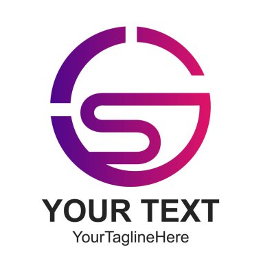 Mektup Cs logo tasarım şablonu öğesini iş ve şirket kimliği için ilk