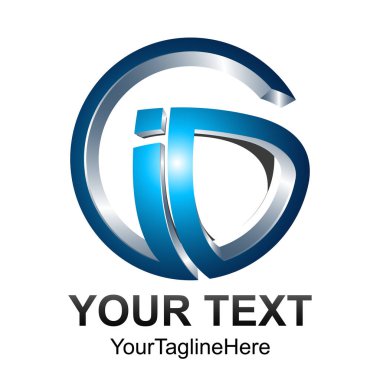 Tasarım ilustrator 3D iş soyut daire simgeler vektör