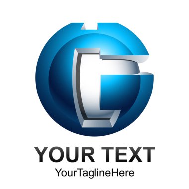 Tasarım ilustrator 3D iş soyut daire simgeler vektör