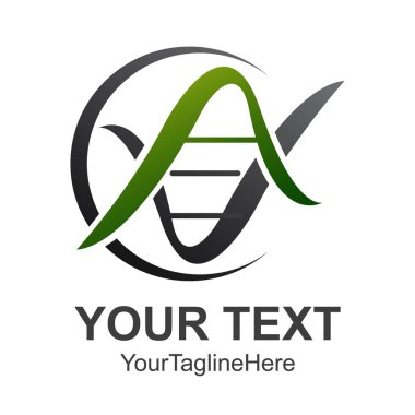 Biyo dna logo. Doğrusal tıp, bilim, laboratuvar logo simge. Sosyal teknoloji modern vektör simgesi.