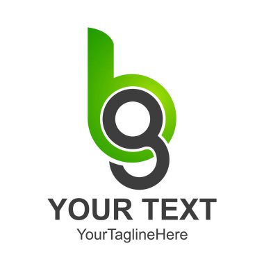 B8 B 8 harf ve sayı kombinasyonu Logo tasarımı siyah ve yeşil renkler gölgeler. Yaratıcı Modern harfler vektör simge Logo tasarlamak.  